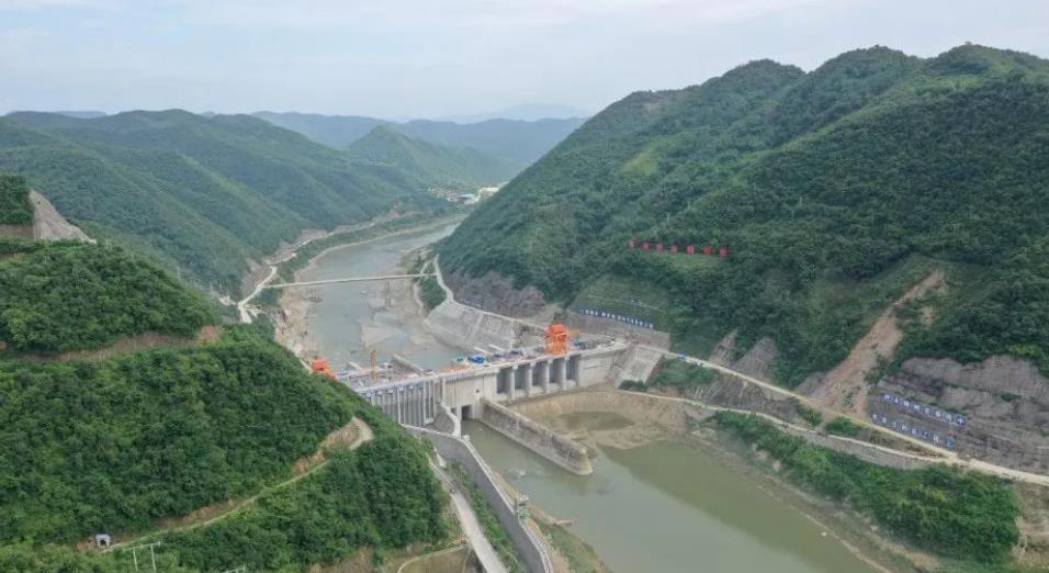 九、引汉济渭黄金峡水利枢纽下闸蓄水